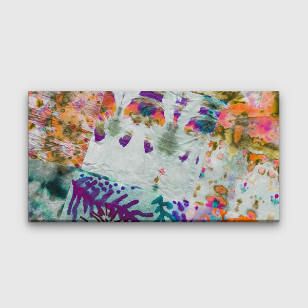 Renk Lekeleri Soyut Dekoratif Kanvas Tablo 4996