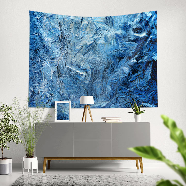 Buz Kristali Desenli Duvar Örtüsü 4191