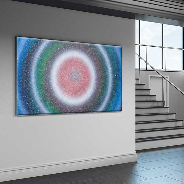 Soyut Kozmik Halkalar Kanvas Tablo 4330