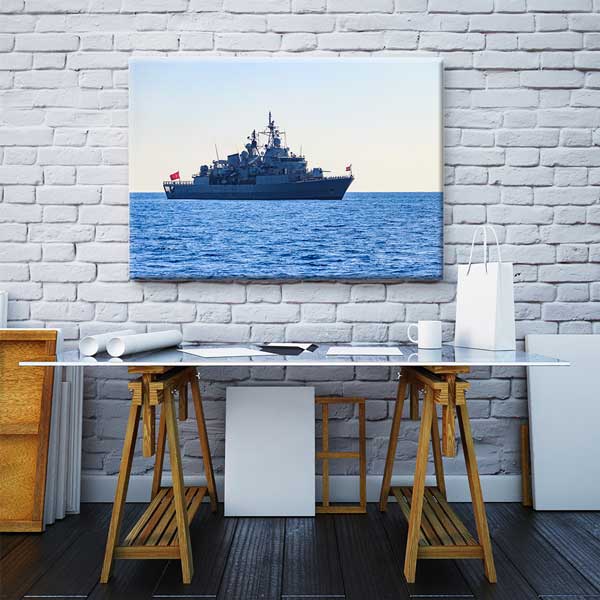 Türk Donanması Firkateyni Kanvas Tablo – 11202