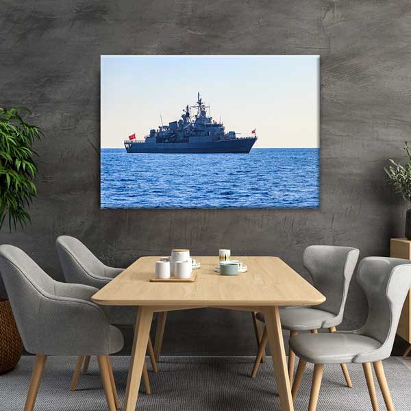 Türk Donanması Firkateyni Kanvas Tablo – 11202