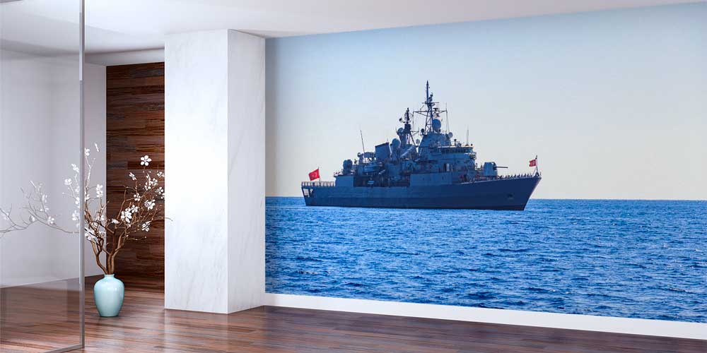 Türk Donanması Fırkateyni Açık Deniz Duvar Kağıdı 10947