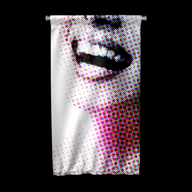 Diş Klinikleri için Renkli Desenli Duvar Flaması 6040