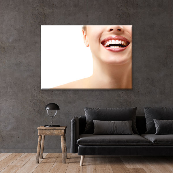 Gülümseyen Kadın Temalı Kanvas Duvar Tablosu – 1861