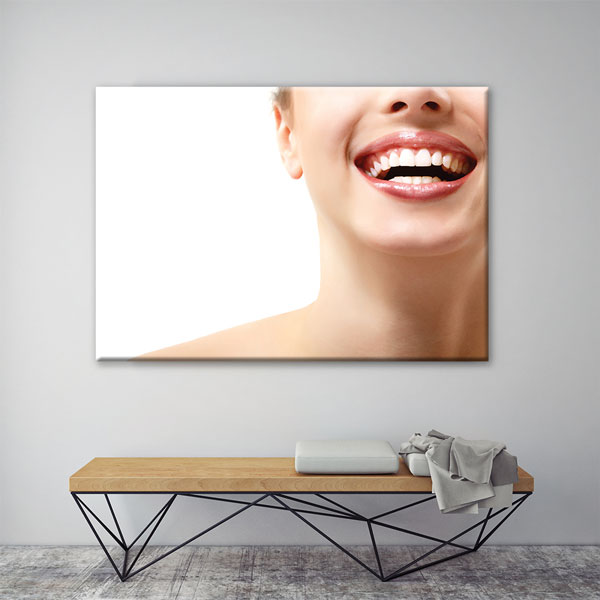 Gülümseyen Kadın Temalı Kanvas Duvar Tablosu – 1861