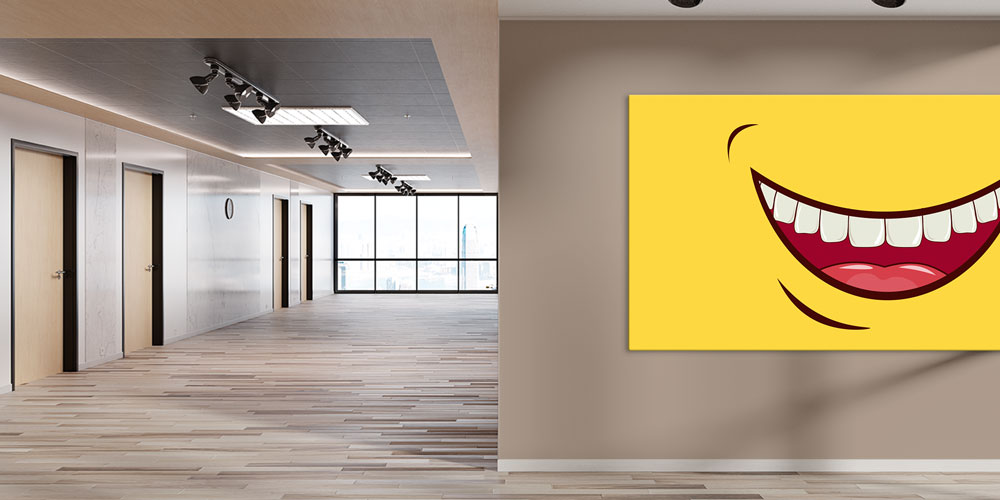 dental-school-wall-decor-7883-02 Diş Klinikleri İçin Dekoratif Duvar Görseli 7883