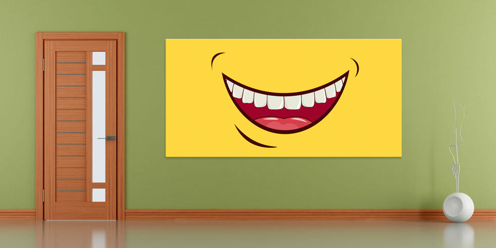 dental-school-wall-decor-7883-04 Diş Klinikleri İçin Dekoratif Duvar Görseli 7883