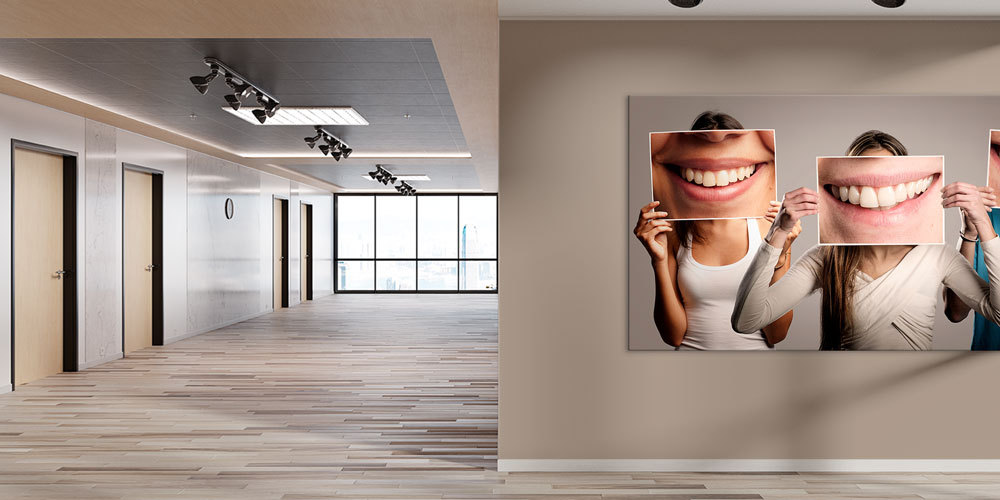 dental-school-wall-decor-7885-02 Gülümseyen Yüzler Dental Klinik Duvar Dekoru 7885