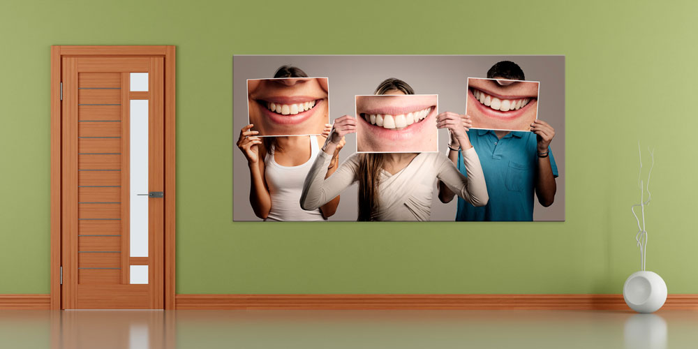 dental-school-wall-decor-7885-04 Gülümseyen Yüzler Dental Klinik Duvar Dekoru 7885
