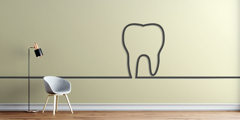 Minimalist Diş Klinikleri Duvar Kağıdı Modern Tasarım 2520