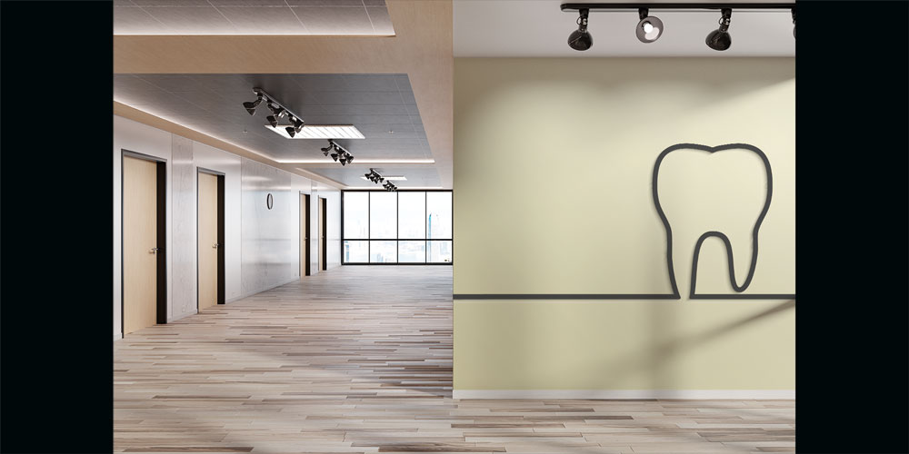 Minimalist Diş Klinikleri Duvar Kağıdı Modern Tasarım 2520