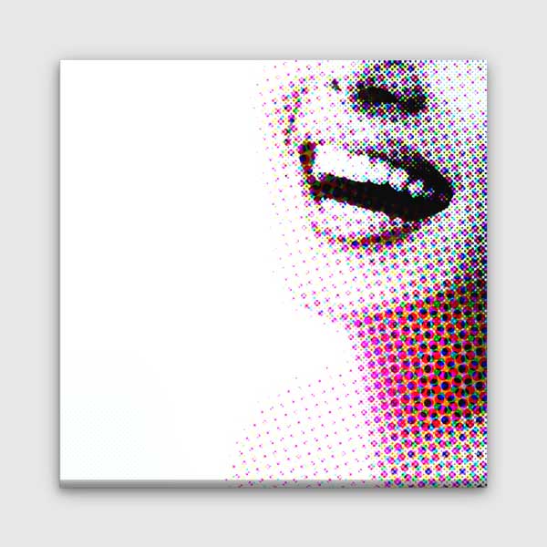 dental-wall-decor-5987-00 Pop Art Stilinde Gülümseme Temalı Kanvas Duvar Tablosu – 5987