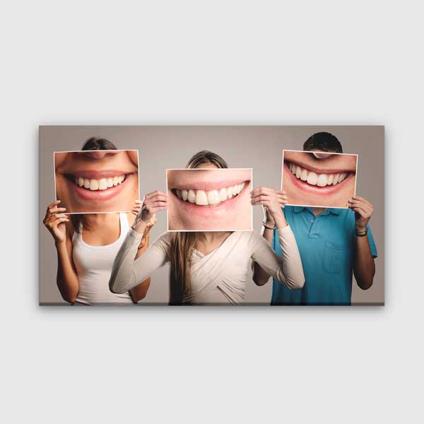 dental-wall-decor-5990-00 Diş Klinikleri İçin Renkli Ağız ve Diş Duvar Tablosu – 5990