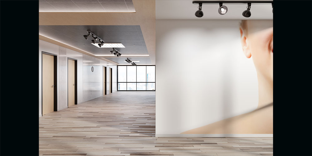 Diş Klinikleri İçin Gülümseme Odaklı Duvar Dekoru 6005