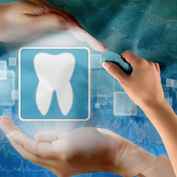 dental-wall-tapestry-6011-05 Dijital Diş Sağlığı Temalı Duvar Örtüsü Dekoratif Kumaş Baskı 6011