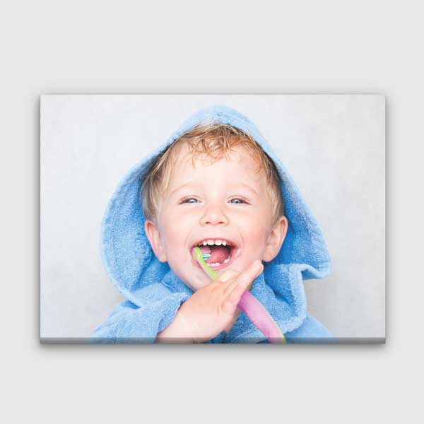 Çocuk Diş Fırçalama Temalı Kanvas Duvar Tablosu – 1157