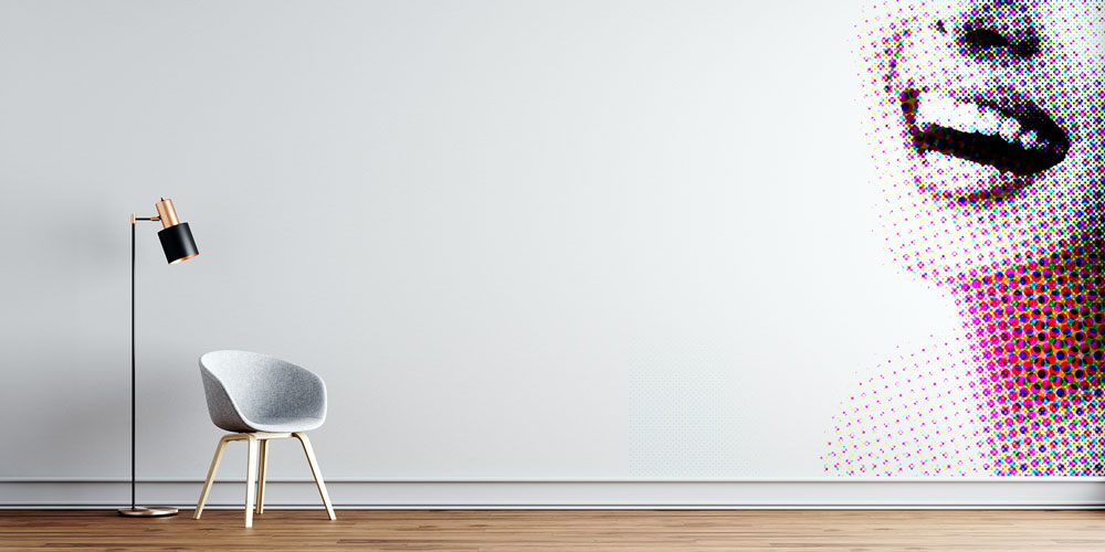 Diş Klinikleri İçin Gülümseme Duvar Kağıdı 6001