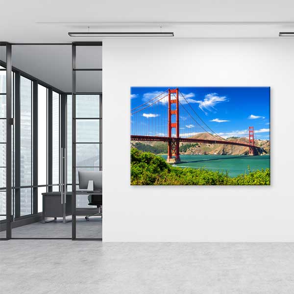 Golden Gate Köprüsü Manzarası Kanvas Tablo 13584