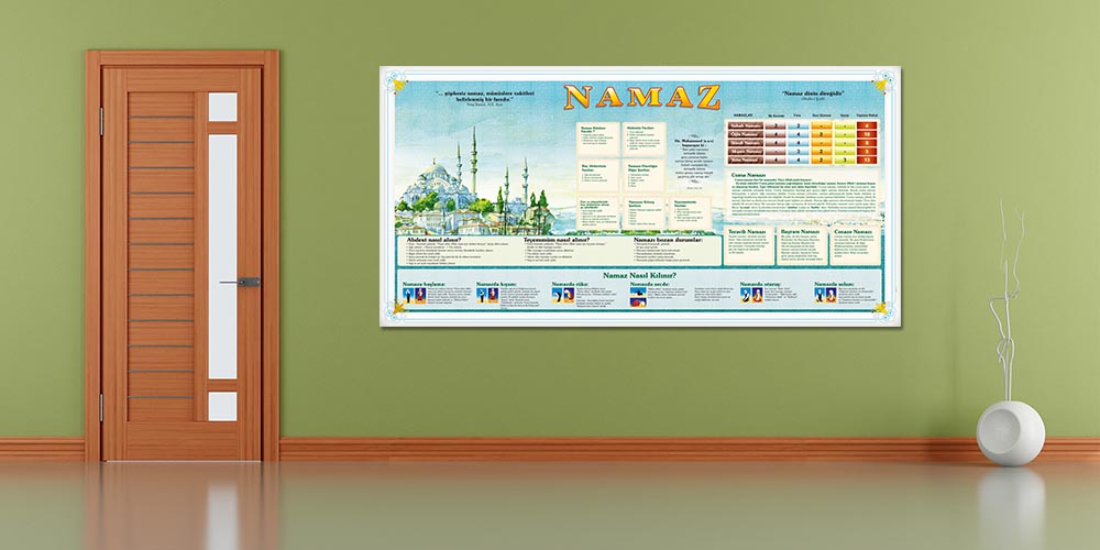 din-kulturu-sinifi-posterleri-f-256-04 Namazın Önemi ve Kılınışı Eğitim Posteri F-256