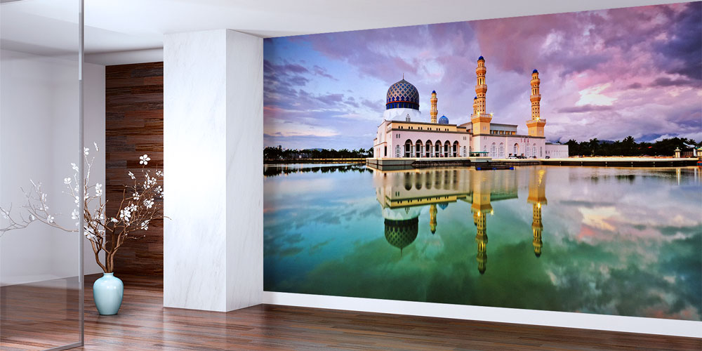 Kota Kinabalu Yüzen Cami Duvar Kağıdı 10419