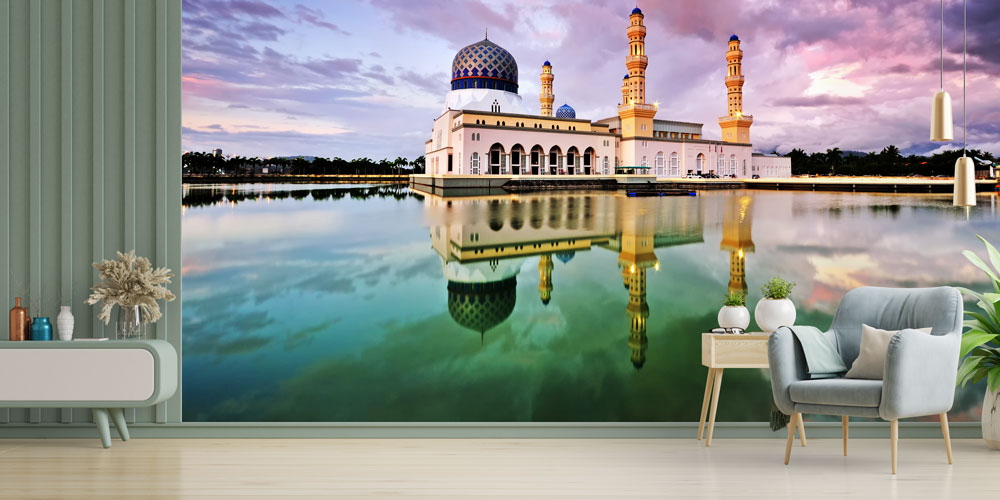 Kota Kinabalu Yüzen Cami Duvar Kağıdı 10419