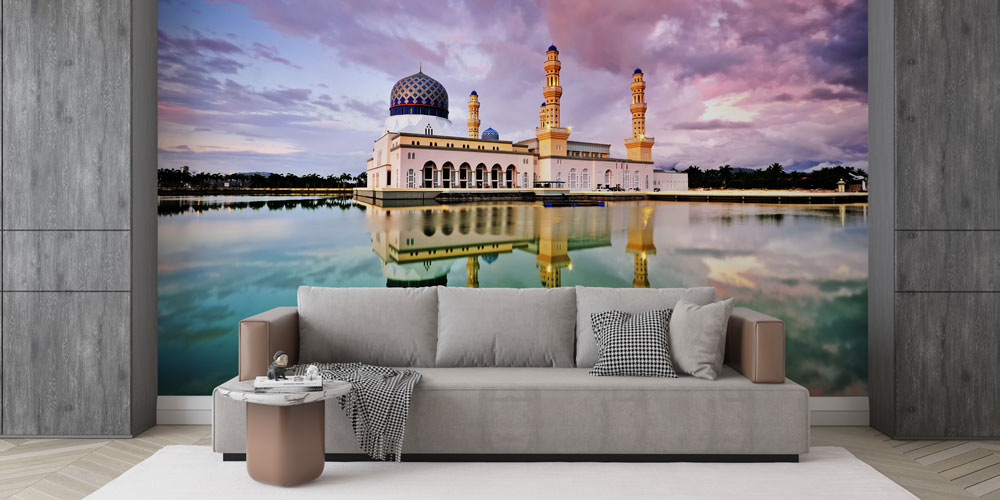 Kota Kinabalu Yüzen Cami Duvar Kağıdı 10419