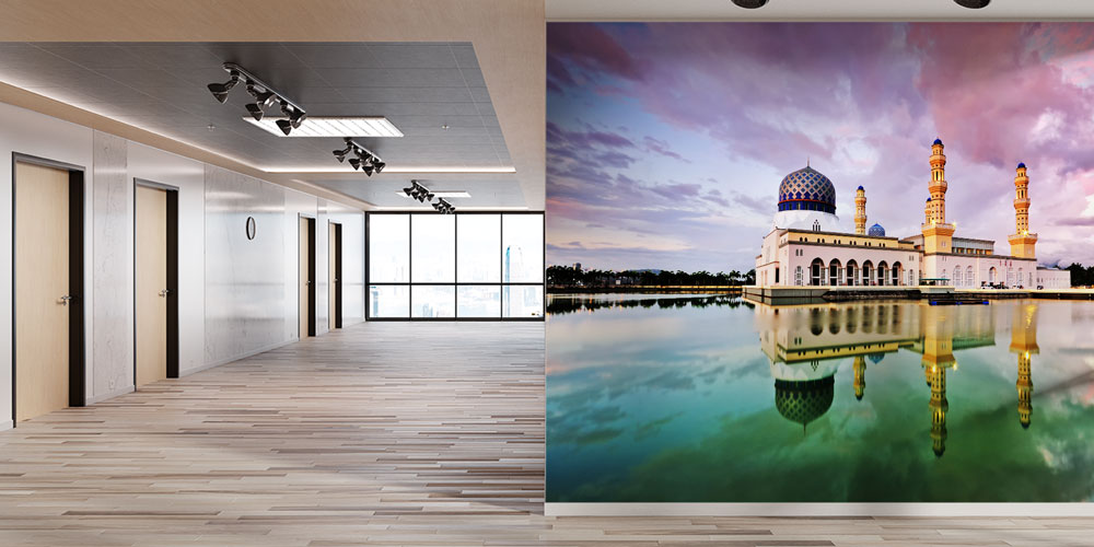 Kota Kinabalu Yüzen Cami Duvar Kağıdı 10419
