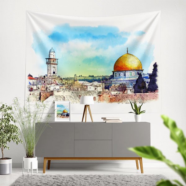 Kudüs Kubbet-üs-Sahra Duvar Örtüsü 10553