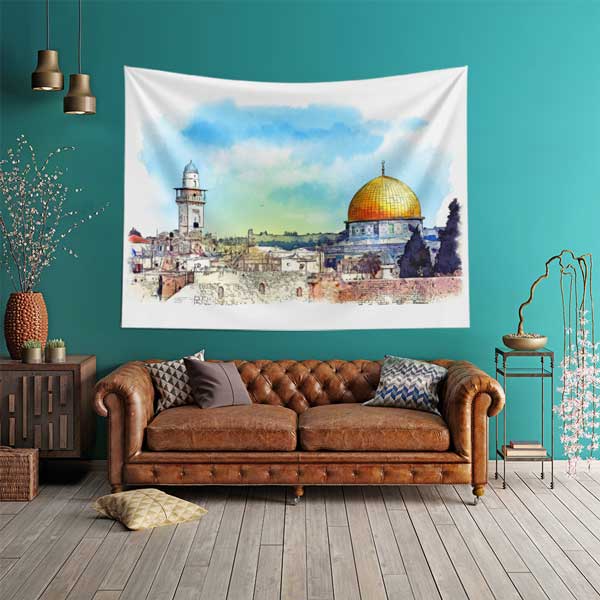 Kudüs Kubbet-üs-Sahra Duvar Örtüsü 10553