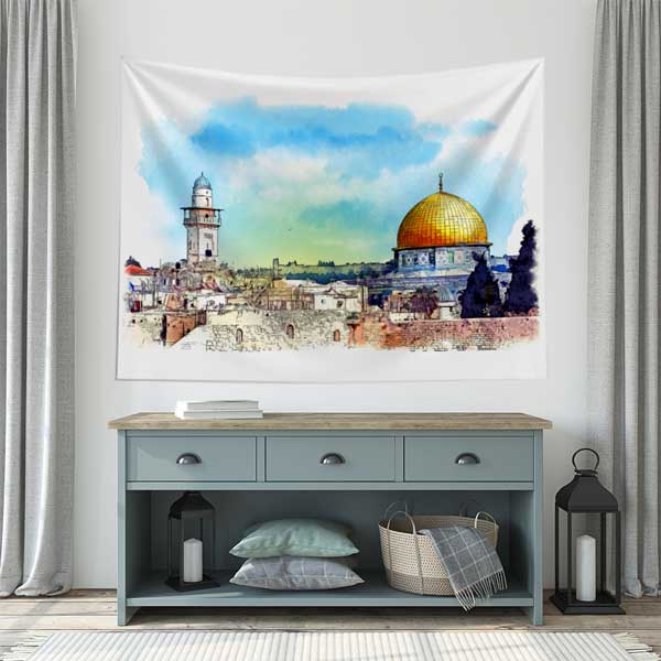 Kudüs Kubbet-üs-Sahra Duvar Örtüsü 10553