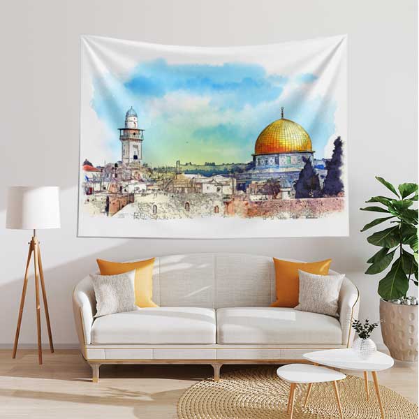 Kudüs Kubbet-üs-Sahra Duvar Örtüsü 10553