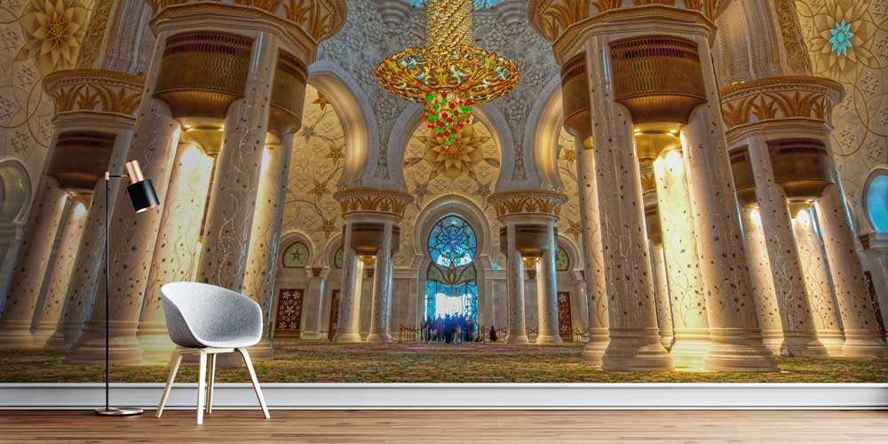Şeyh Zayed Camii İç Mekan Duvar Kağıdı 10418
