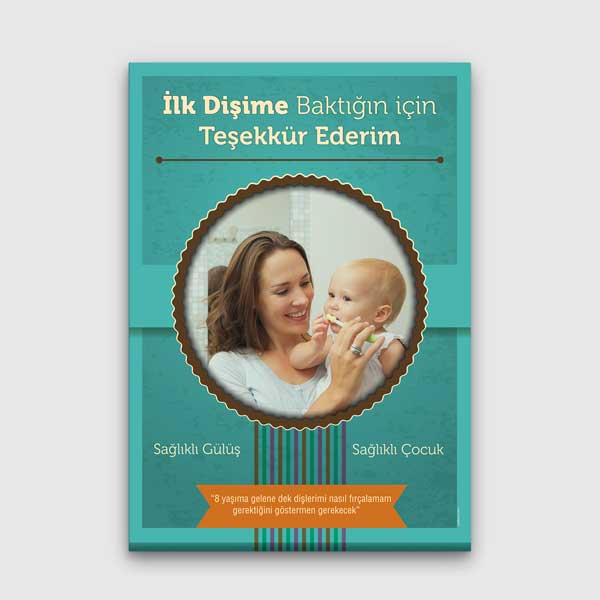 Çocuklar İçin Diş Sağlığı Teşekkür Temalı Kanvas Duvar Tablosu – 1347