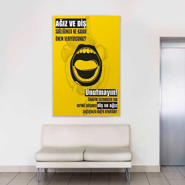 Ağız ve Diş Sağlığı Farkındalık Duvar Tablosu – 1356