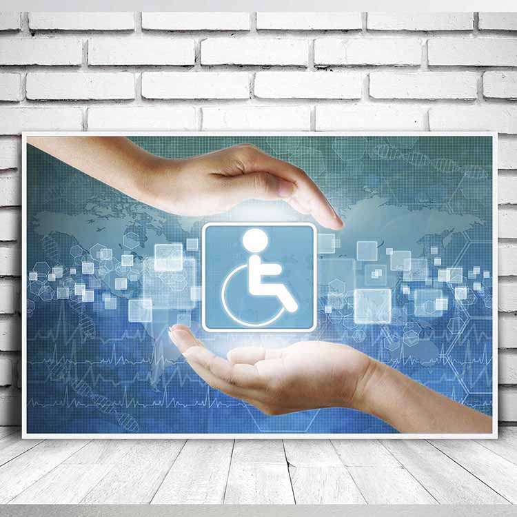 Erişilebilirlik ve Engelli Hakları Duvar Dekor Ürünü – 1366