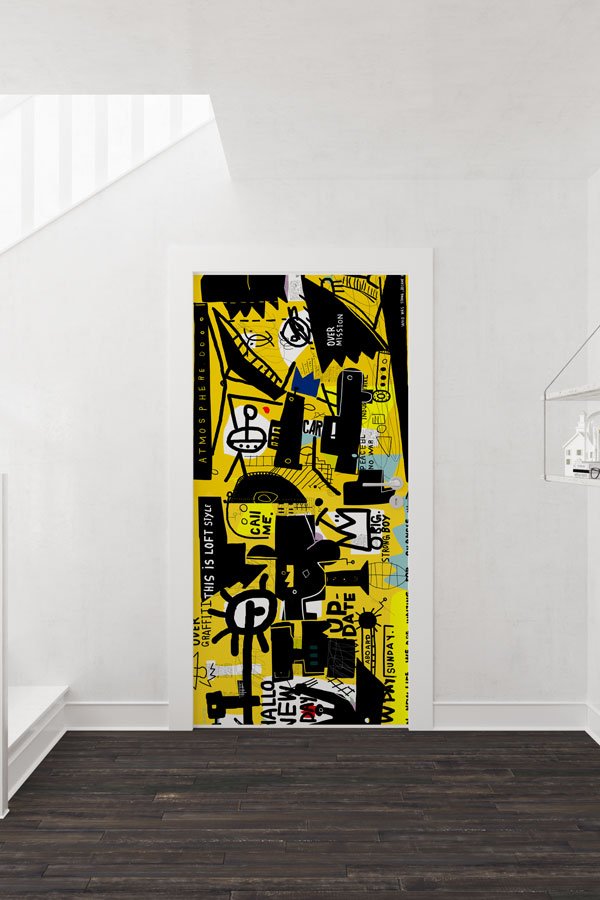 Grafiti Kapı Giydirme 9479