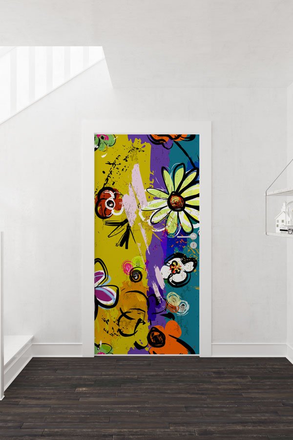 Grafiti Kapı Giydirme 9482