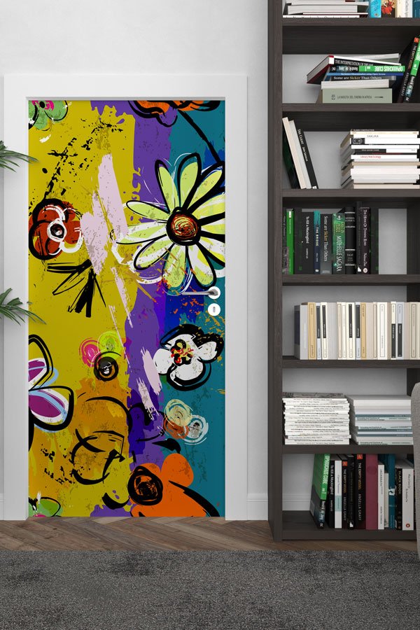 Grafiti Kapı Giydirme 9482