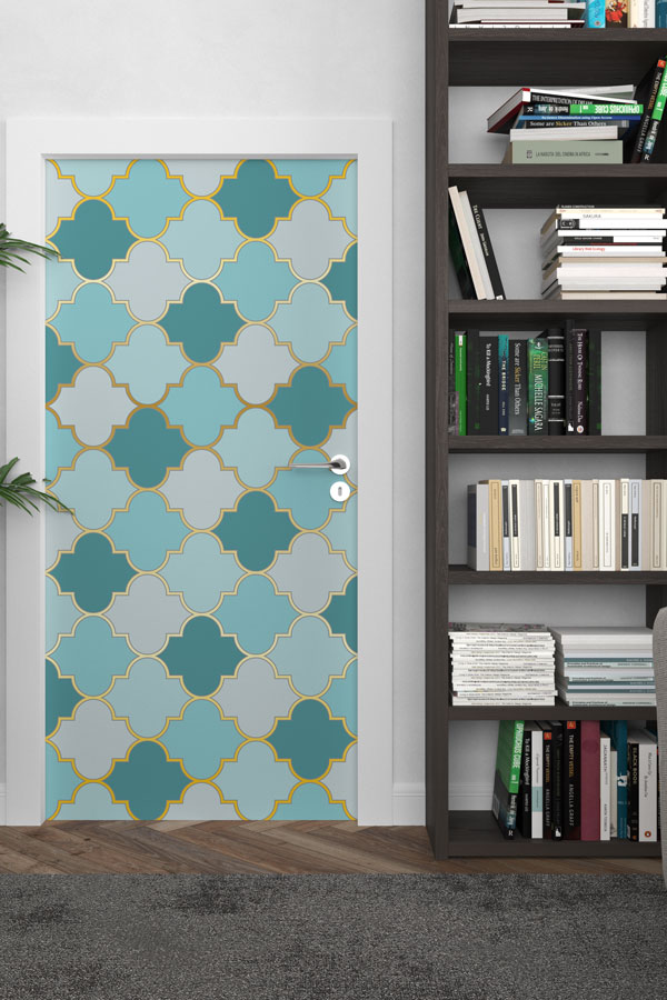 Fas Desenli Kapı Giydirme 8601