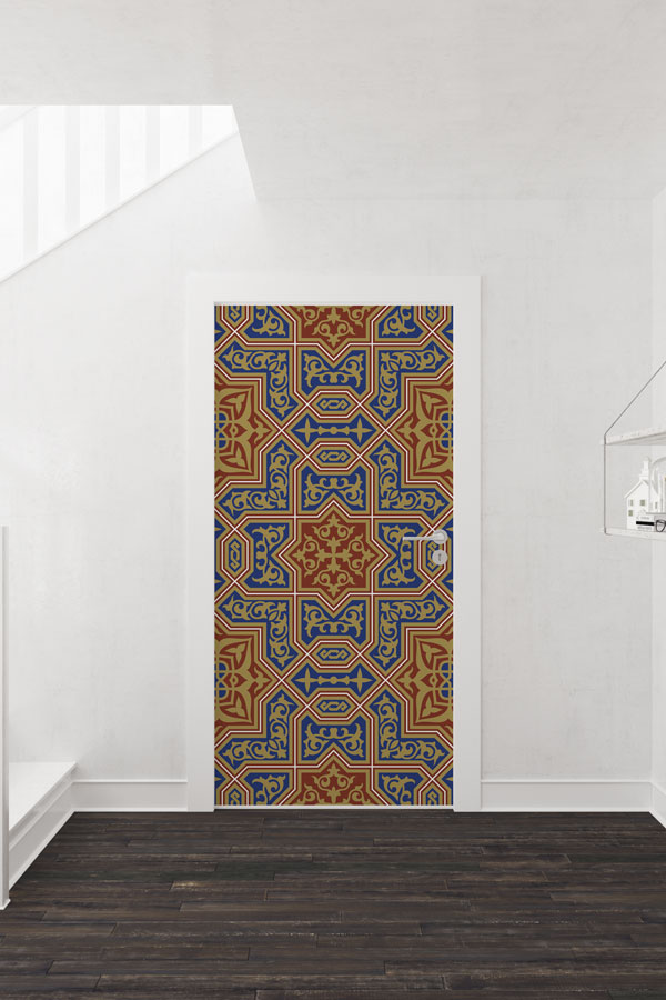 İslami Desenli Kapı Giydirme 6118