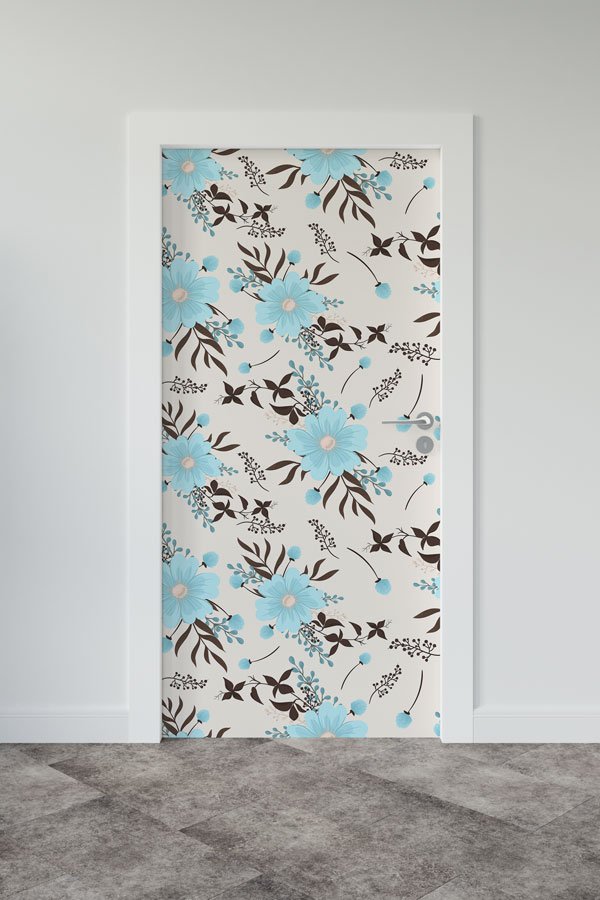 Çiçekli - Botanik Kapı Tasarımı 9368