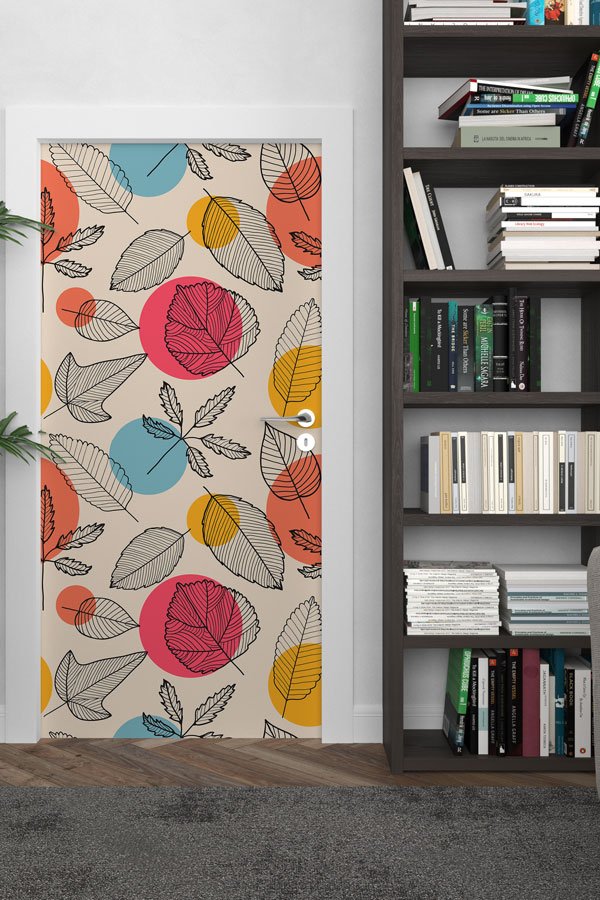 Çiçekli - Botanik Kapı Tasarımı 9375