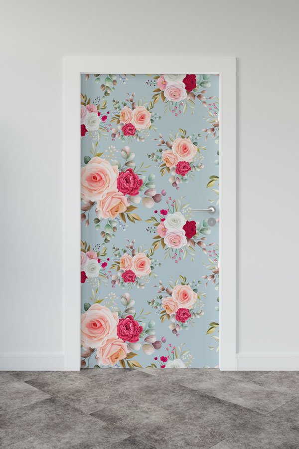 Çiçekli - Botanik Kapı Tasarımı 9377