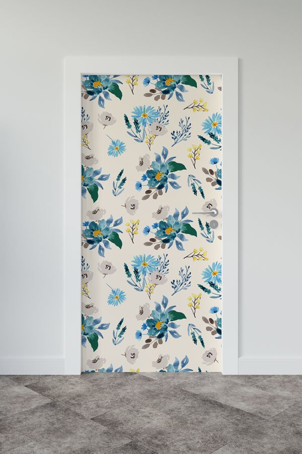 Çiçekli - Botanik Kapı Tasarımı 9383