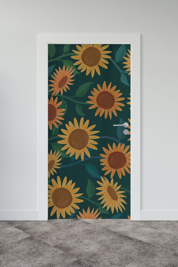 Çiçekli - Botanik Kapı Tasarımı 9386