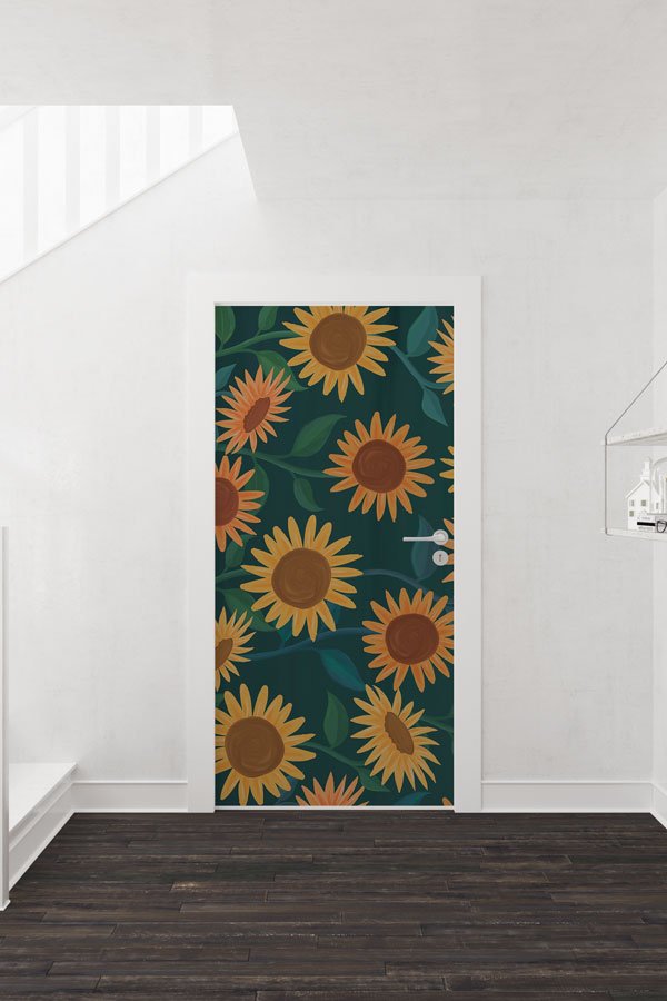 Çiçekli - Botanik Kapı Tasarımı 9386