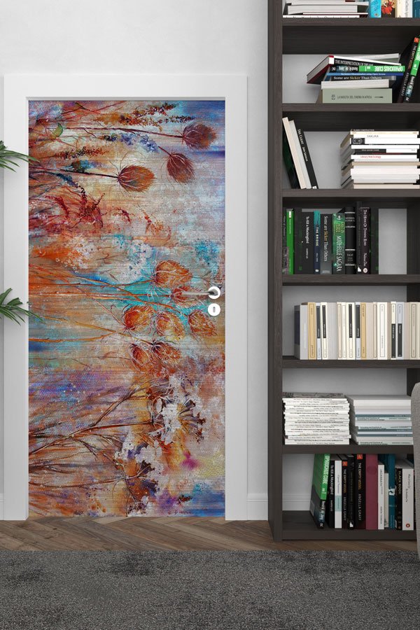 Çiçekli - Botanik Kapı Tasarımı 9387