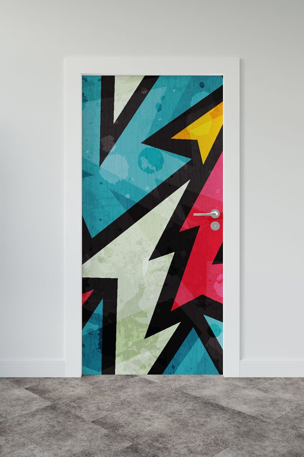 Grafiti Kapı Giydirme 9480