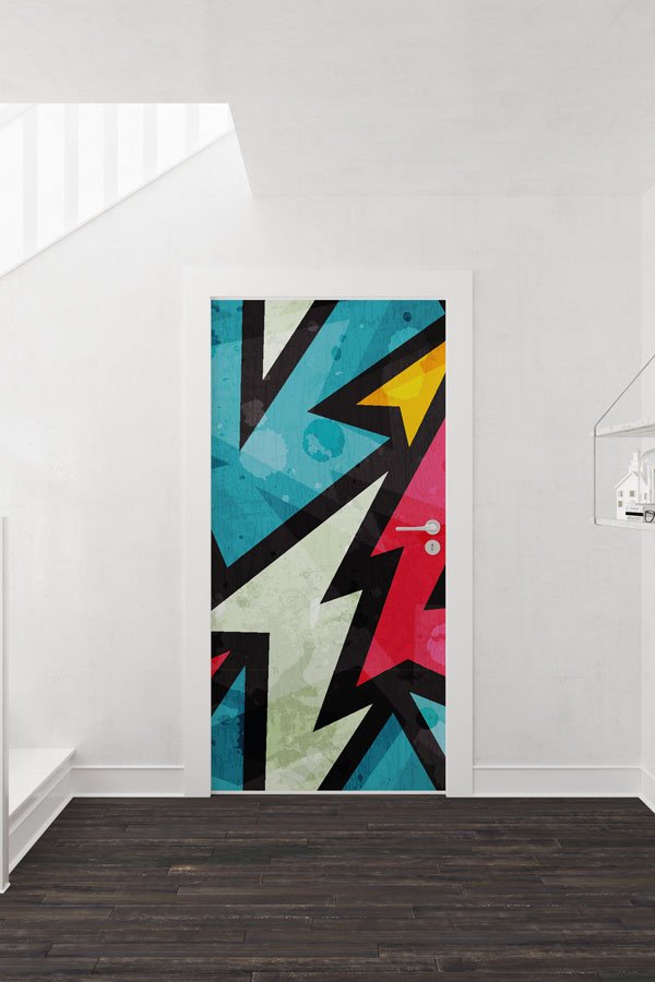 Grafiti Kapı Giydirme 9480