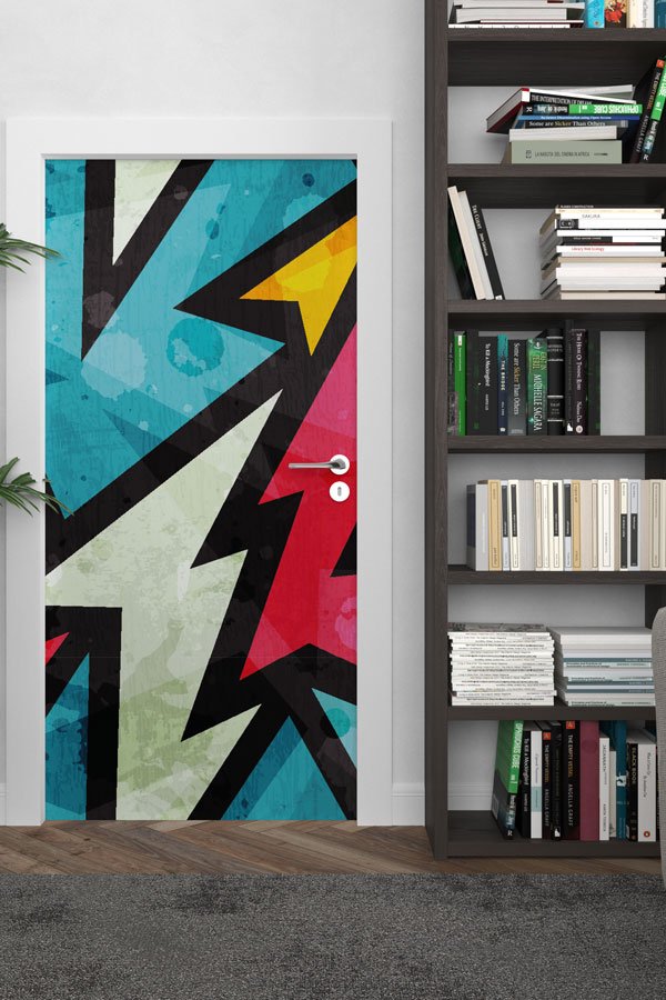 Grafiti Kapı Giydirme 9480